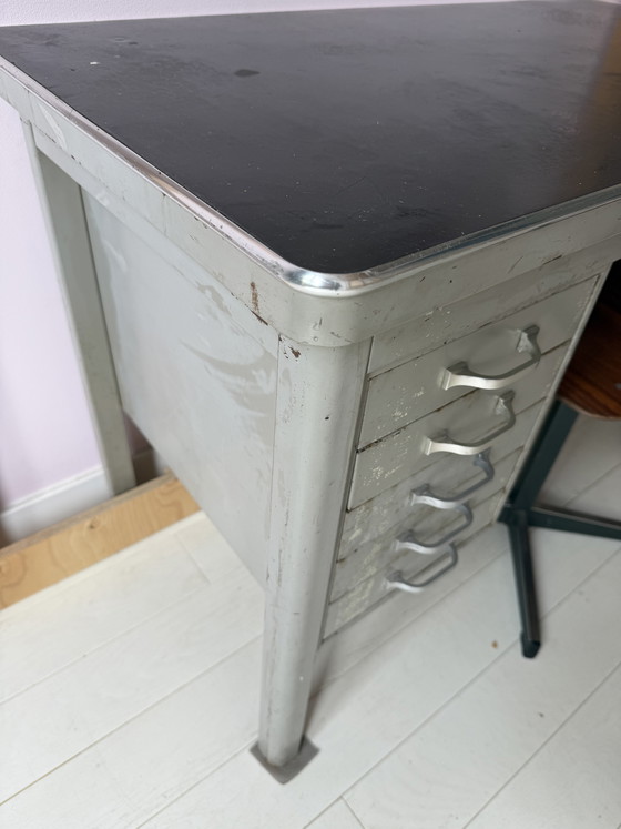 Image 1 of Vintage Gispen junior desk including school chair