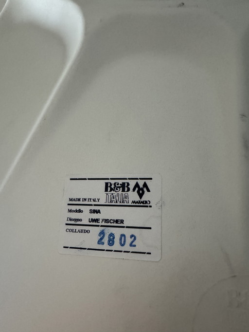 B&B Italia Sina + Artifort set (tavolino + 4 sedie a secchiello)