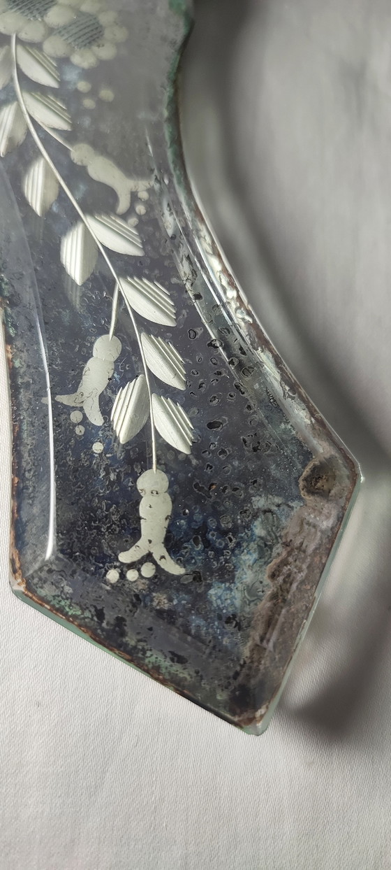 Image 1 of Miroir à main vénitien, Italie, années 1940