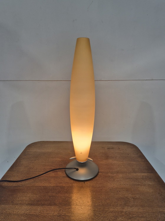 Image 1 of Vetri Murano vintage rocket atomic table lamp