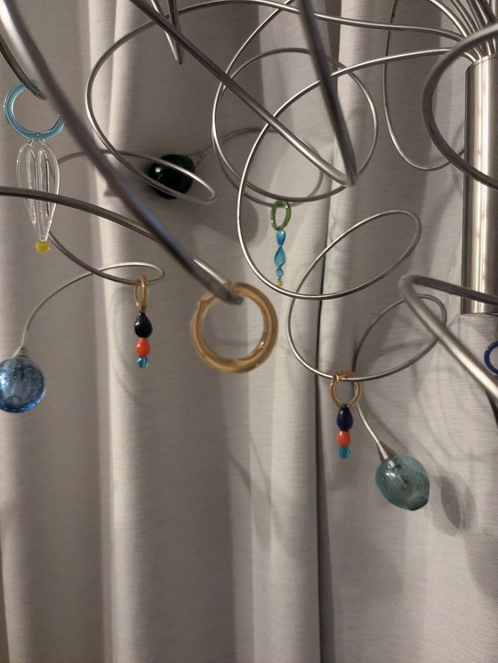 Image 1 of Harco Loor "strawberry" style hanglamp.