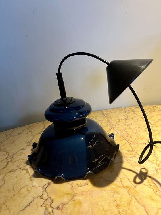 Image 1 of Vintage opaline lamp, Massive