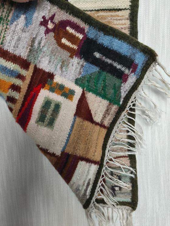 Image 1 of Decorative Wall Tapestry by Piotr Grabowski, 1970s. 