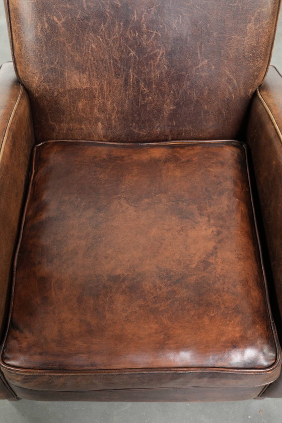 Image 1 of Sessel aus Schaffellleder mit wunderschönem, zeitlosem Design und herrlich warmen Farben