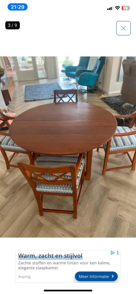 Image 1 of Schuitema dining area with 6 chairs