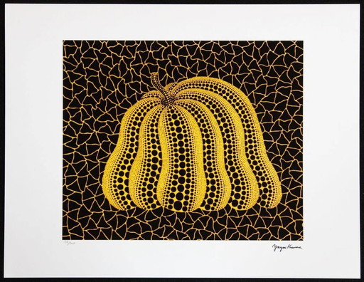 Nach Yayoi Kusama, Kürbis, Lithografie, 1990er Jahre