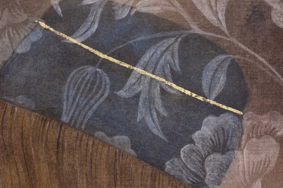 Image 1 of Lienzo pintado que representa un retrato de estilo renacentista italiano