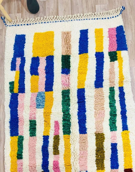 Handcrafted Moroccan rug decorated 200cm x 300cm – Rugs & carpets, Wool (photo 4 of 9)