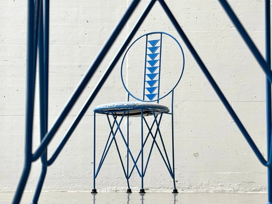 Image 1 of Rare dining set by Frank Lloyd Wright for Cassina, First Edition I Maestri, 1980s