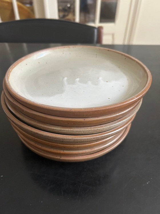 Image 1 of 7 piatti in gres 1970