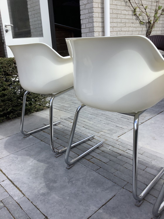 Image 1 of 4x Fauteuils en plastique par Albert Jacob pour Grosfillex, 1970