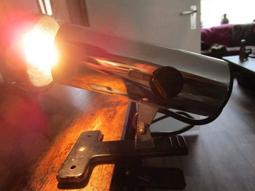 Targetti clip lamp spotlight, Italy from the 1970s