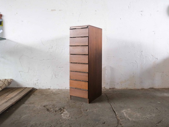 Cassettiera vintage design industriale loft con cassetti, Cassettiere, Legno, Marrone (foto 3 di 7)