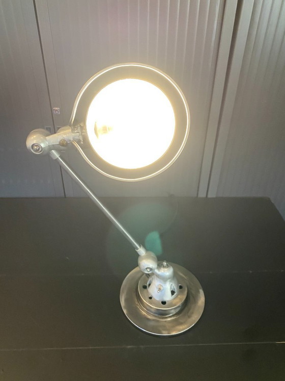 Jieldé Jielde 1-arm Floor Lamp, Clear Gloss Varnish, Industrial Vintage, Table lamps, Metal, Silver (photo 11 of 15)