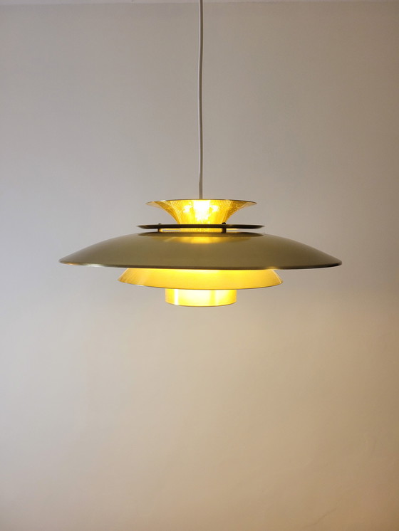 Image 1 of Lampe vintage danoise en laiton