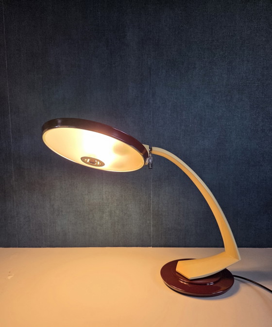 Image 1 of Vintage table lamp - Fase | Boomerang 2000 - 1970s