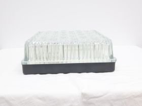 Plafoniera vintage / vetro metallo / quadrata / grande – Plafoniere (photo 2 of 5)