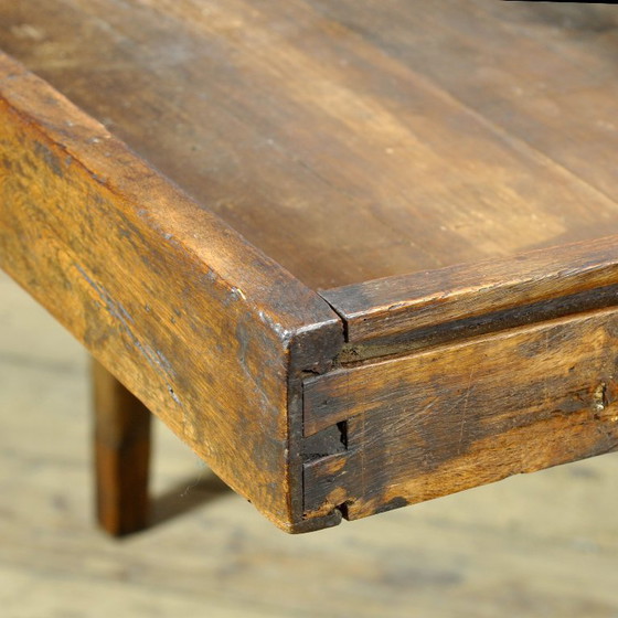 Image 1 of Franse eikenhouten tafel, circa 1850