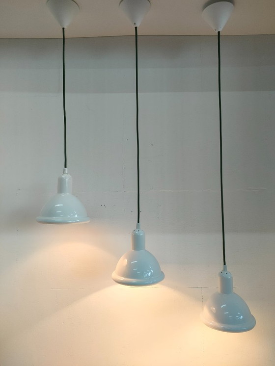 Image 1 of Vintage cascade ceiling lamp set (60/70'ies metal shades)