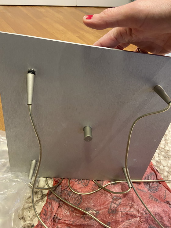 Image 1 of Design Hanglamp met 4 Melkwitte Kelken