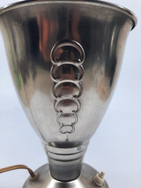 Art Deco uplight table lamp 1930s Philips – Metal (photo 5 of 5)