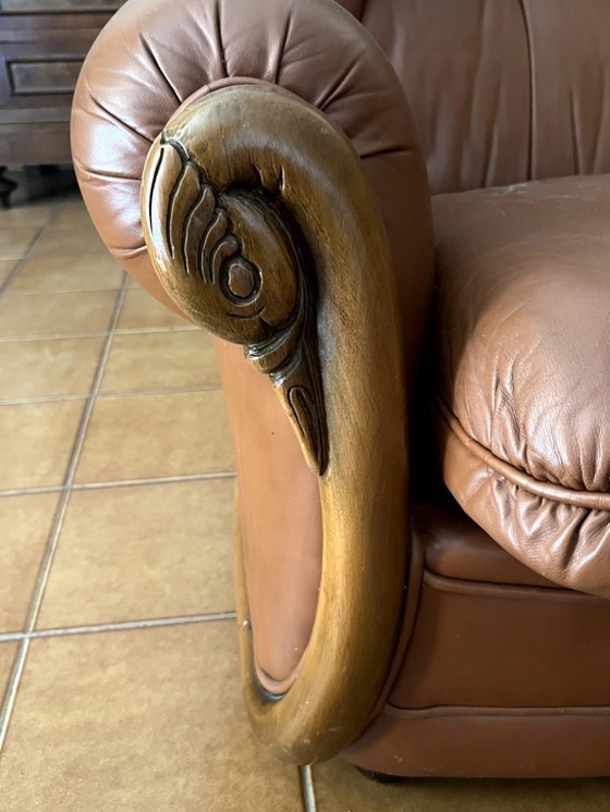 Image 1 of Set divano e poltrone ( 3 ) Vintage in pelle