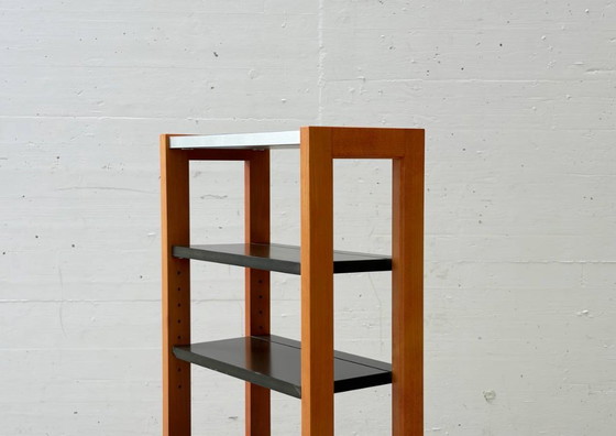 Image 1 of Postmoderne ladekast met open planken, jaren 80