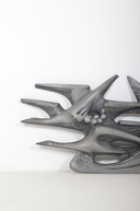Scultura da parete brutalista di uccelli prodotta da Ars Munda, anni '70