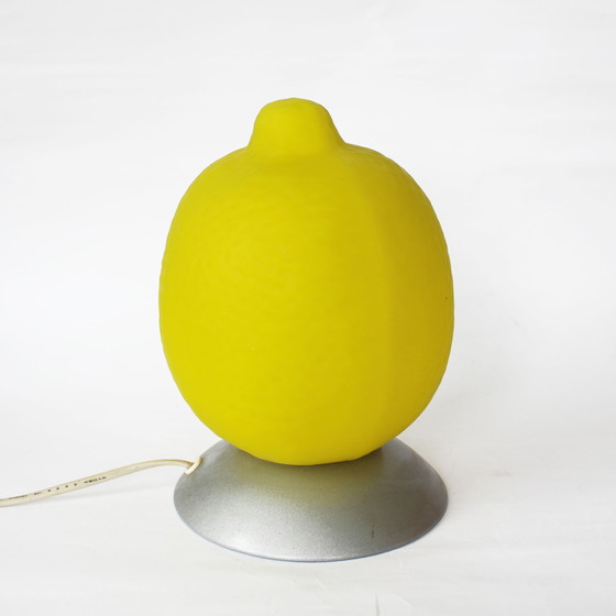 Image 1 of Vintage IKEA Orange & Lemon Fruit Table Lamp Set