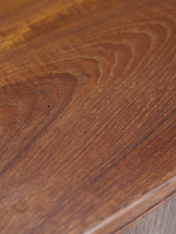 Chest of drawers teak vintage Danish 60s mid-century, Wood, Brown, 1960 (photo 9 of 11)