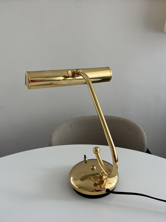 Image 1 of Brass piano lamp desk table lamp