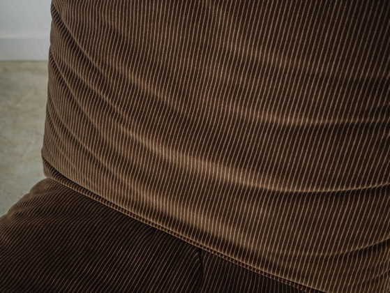 Image 1 of Canapé modulaire marron, design italien, années 1970, fabriqué par Busnelli