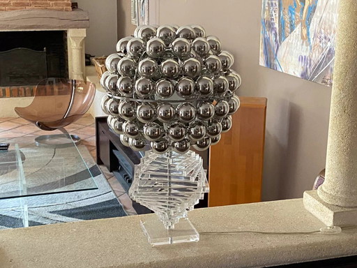 Vintage Cinetic Lampe aus Plexiglas.1980