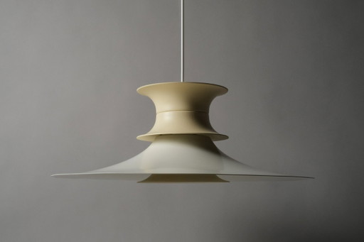 Lampe à suspension Lyskær Belysning, éclairage moderne danois des années 1970. – hanglampen, Plastic (photo 2 of 9)