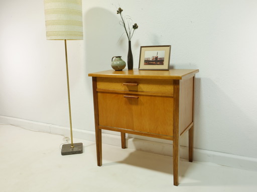 Vintage side table / side cabinet small, 50s, Germany
