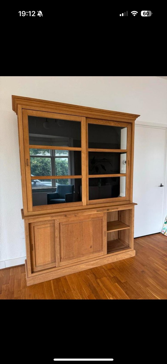 Image 1 of Vetrina in rovere in perfette condizioni Wiechers Wonen