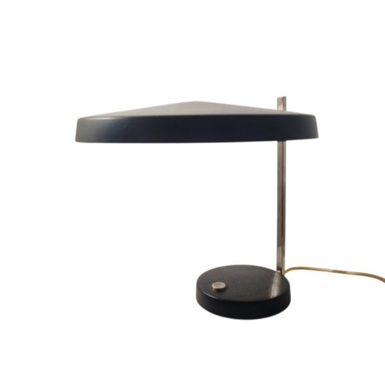 Table lamp The Oslo 1961 - Heinz Georg Pfaender Hillebrand, Iron, Black, Mid Century Modern (photo 7 of 7)