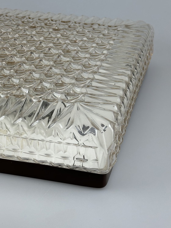 Image 1 of Lampada da soffitto XXL anni '60-'70 Plafoniere in plastica di Ridi Leuchten Germania 