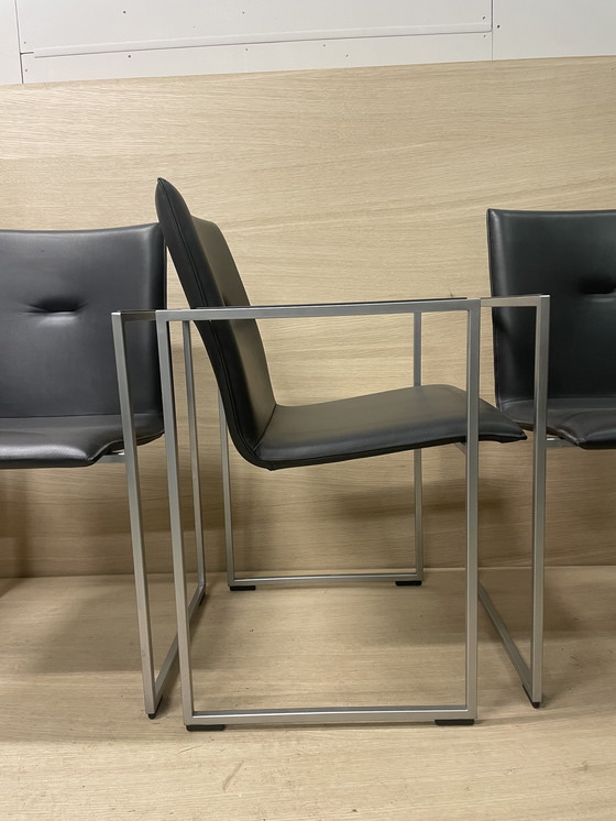 Image 1 of Set of 4 Arco Frame chairs, designed by Burkard Vogtherr