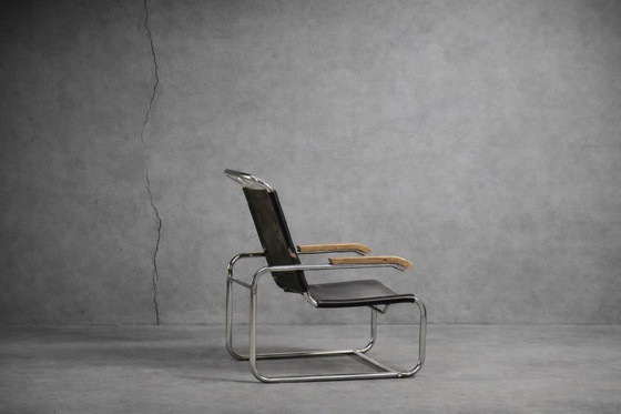 Image 1 of Vintage Bauhaus B35 armchair by Marcel Breuer for Thonet, 1930s