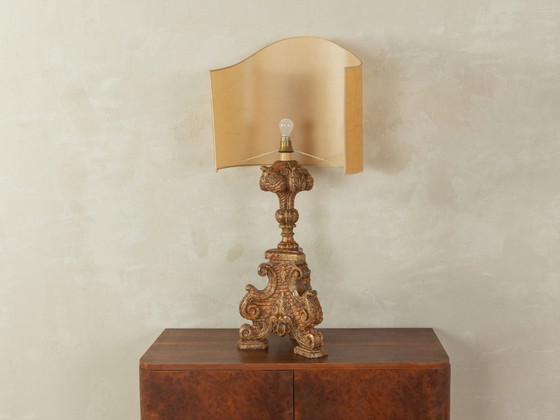 Image 1 of Lámpara de mesa barroca, hecha a mano