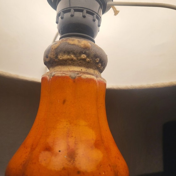 Space Age Fat Lava Table Lamp, Vintage, West Germany 1960s, 70s – Ceramic (photo 9 of 14)