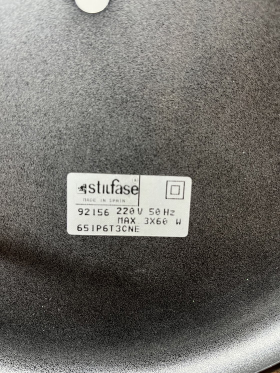 Image 1 of Plafoniera a tre faretti / lampada da soffitto vintage post-moderna Phase Madrid