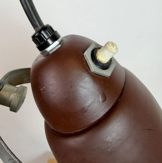 Image 1 of Vintage Brown Architect Table Lamp from Napako, 1950s