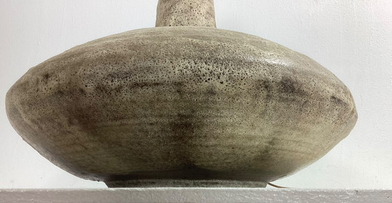 Mid Century Speckled Ceramic Table Lamp (photo 7 of 11)