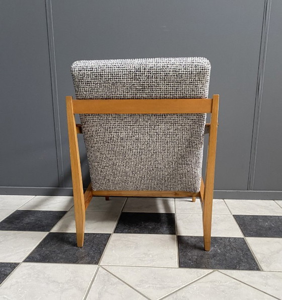 Image 1 of Fauteuil van Drevolux uit de jaren 60, opnieuw bekleed.