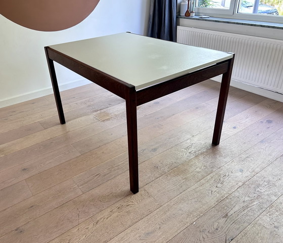 Image 1 of Cees Braakman Pastoe TU30 extendable dining table - wenge-formica