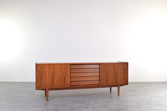 Credenza Trio in teak Mid-Century di Nils Jonsson per Hugo Troeds, anni '60., Credenze, Legno, Marrone (foto 4 di 15)