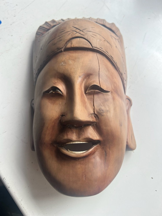 Holzmaske – Wanddekoration (photo 5 of 5)