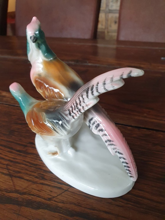Image 1 of Porcelain pheasant figurine Carl Scheidig Gräfenthal model 8136
